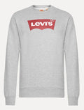 Moletom Levis Masculino Crewneck Batwing Cinza Mescla