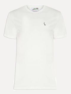 Camiseta Reserva Masculina Regular Patch Tricolor Off-White