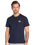 Camiseta Lacoste Masculina Regular Fit Cotton Jersey Azul Marinho