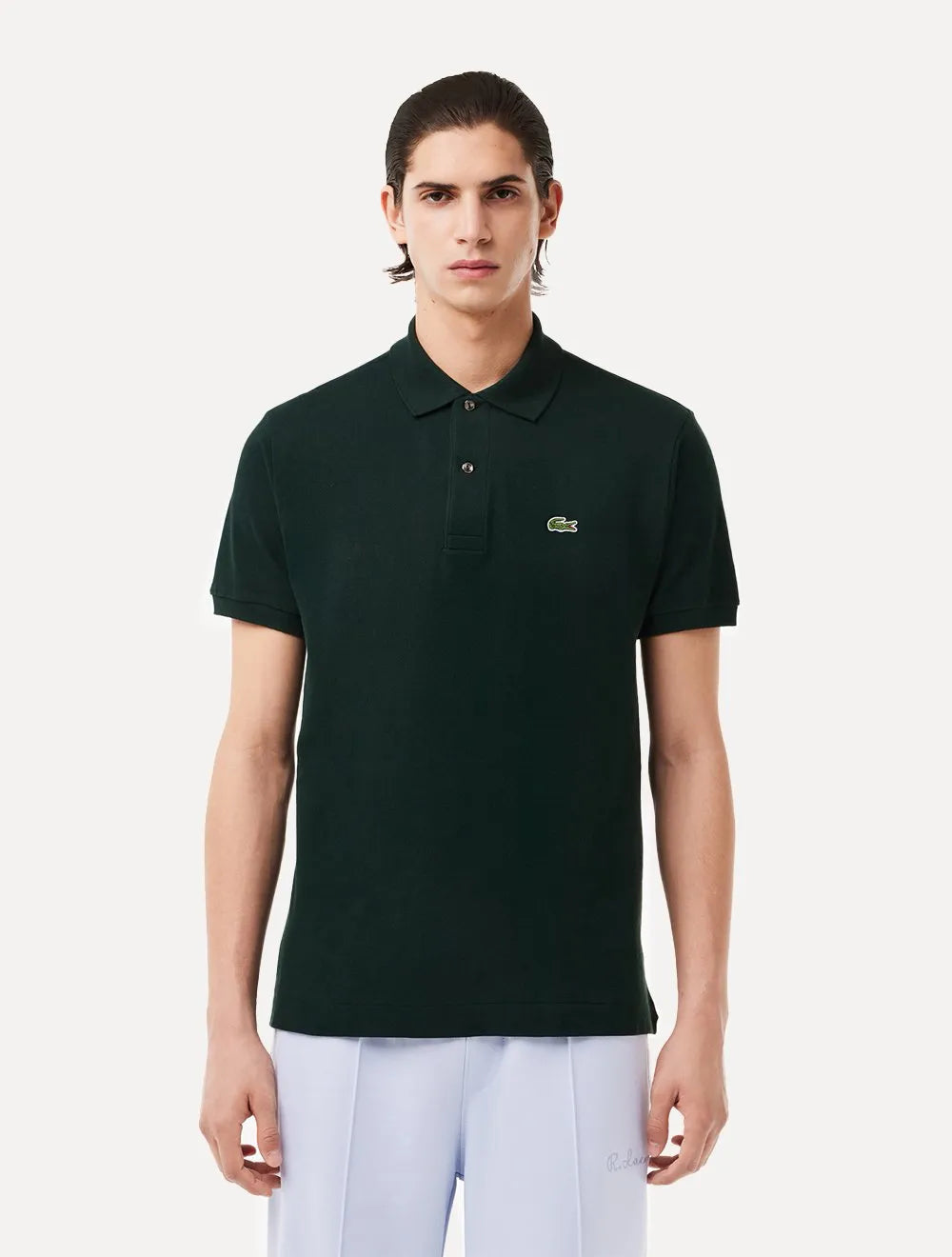 Polo Lacoste Masculina L.12.12 Verde Escuro