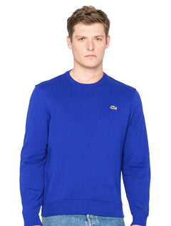 Moletom Lacoste Masculino Sport Crewneck Fleece Azul Royal