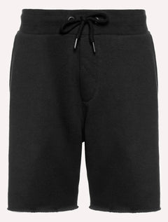 Bermuda Reserva Masculina Moletom Basica New Preta