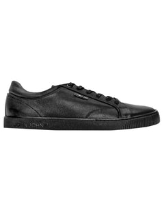 Tênis John John Masculino Bogota Leather Black Preto