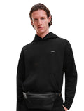 Moletom Calvin Klein Masculino Canguru Hoodie CK Tag Preto