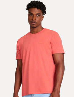 Camiseta Aramis Masculina Eco Lisa Goiaba Mescla