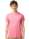 Camiseta Lacoste Masculina Jersey Pima Cotton Rosa Forte