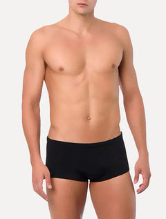 Sunga Calvin Klein Swimwear Trunk Vertical Logo Preta