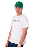 Camiseta Tommy Jeans Masculina Essential Multi Logo Branca