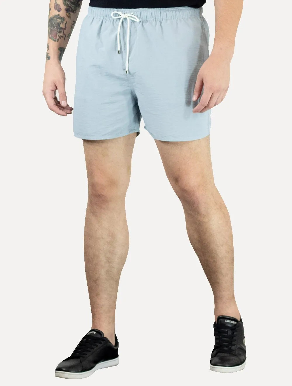 Short Reserva D'Água Beachwear Liso Premium Azul Celeste