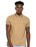 Polo Tommy Hilfiger Athletic Prep Pure Cotton Marrom Claro