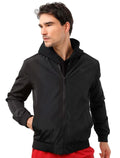Jaqueta Ellus Masculina Nylon Light Logo Chest Preta