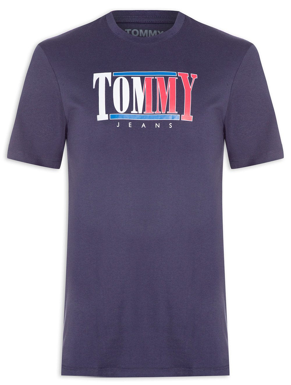 Camiseta Tommy Jeans RWB Centered Logo Azul Marinho