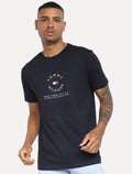 Camiseta Tommy Hilfiger Masculina Roundall Graphic Tee Azul Marinho