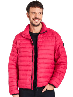Jaqueta Reserva Masculina Nylon Puffer Downtown Tag Vermelha