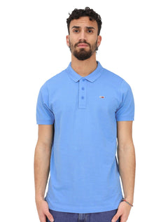 Polo Tommy Jeans Masculina Regular Original Fine Piquet Azul Celeste