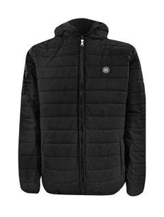 Jaqueta Aeropostale Masculina Dupla Face Nylon Colorblock Preta/Branca/Militar