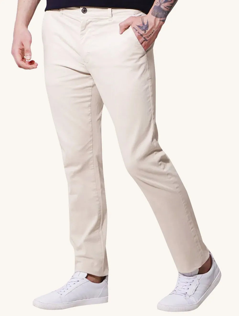 Calça Tommy Hilfiger Masculina de Sarja Brooklyn Areia
