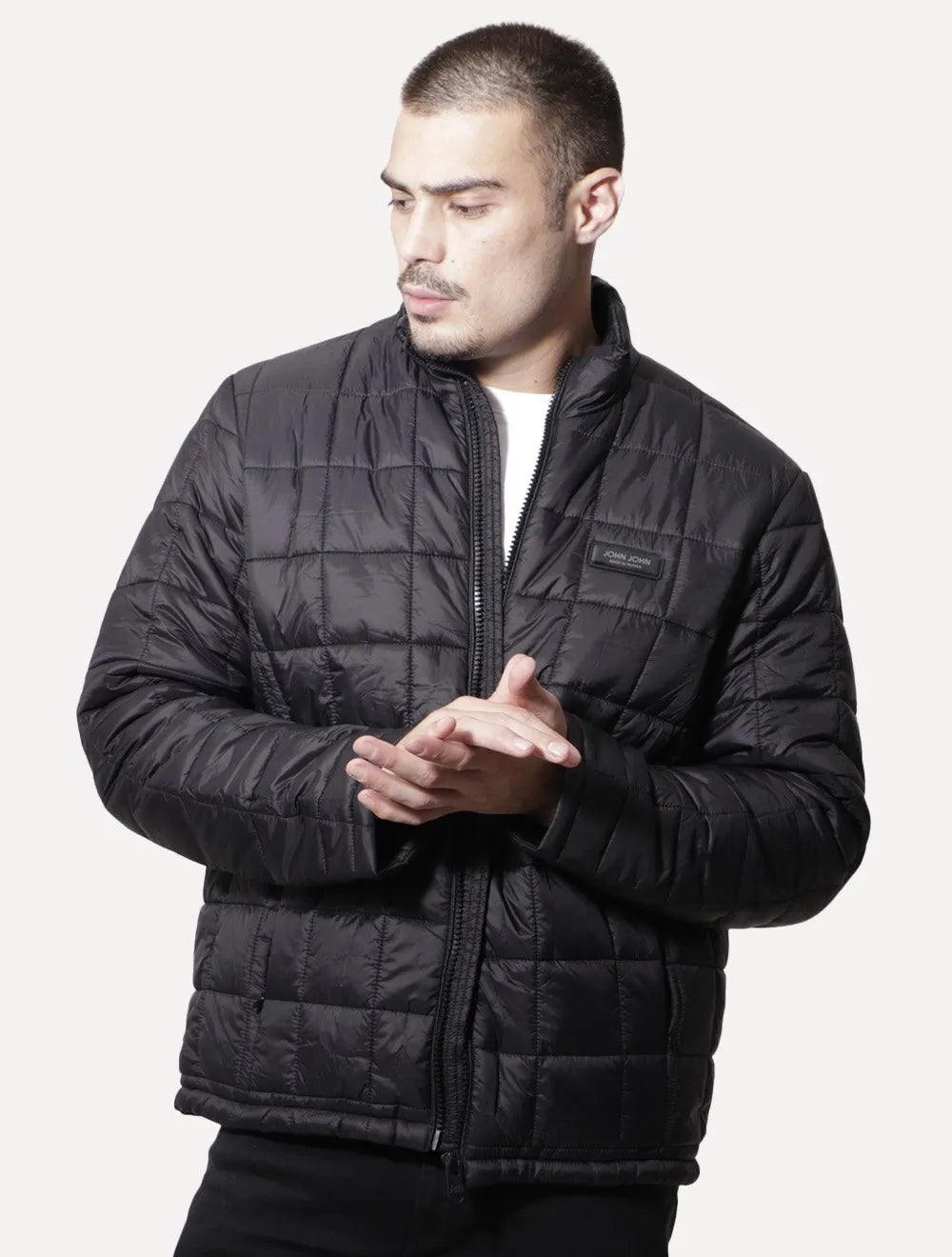 Jaqueta John John Masculina Nylon Miller Preta