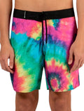 Bermuda Osklen Masculina D'Água Surf Tie Dye Rosa Azul