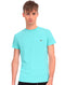 Camiseta Lacoste Masculina Jersey Pima Cotton Azul Turquesa