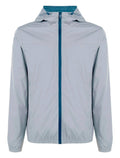 Jaqueta Dudalina Masculina Nylon Hoodie Corta Vento Cinza Médio