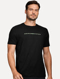 Camiseta Aramis Masculina Confort Bold Espelhado Preta
