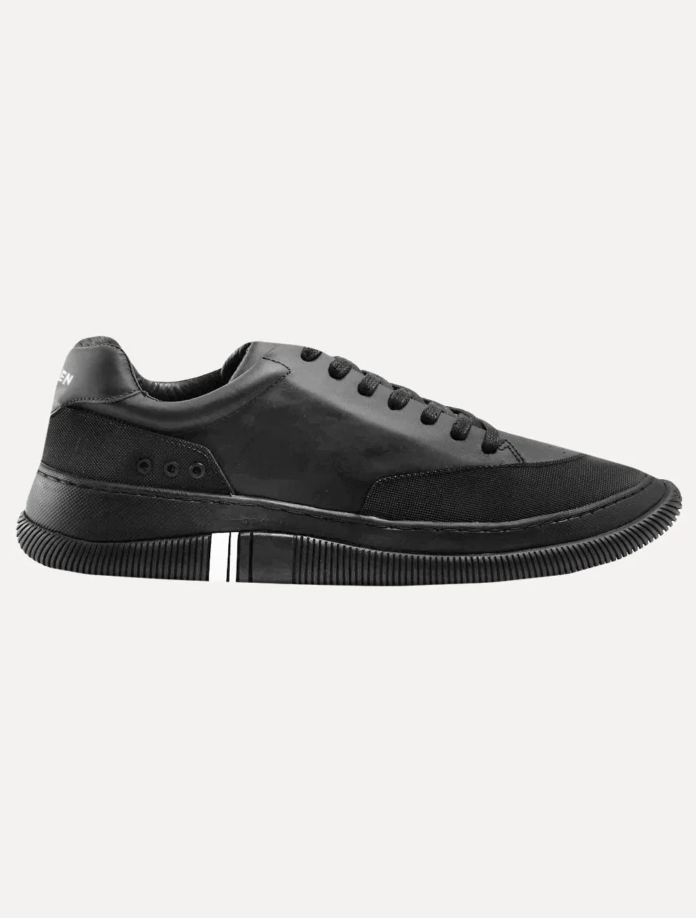 Tênis Osklen Masculino Couro Hybrid Laces Black Edition Preto