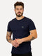 Camiseta Lacoste Masculina Jersey Pima Cotton Azul Marinho