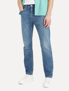 Calça Levis Jeans Masculina Regular 502 Taper Stretch Cool Denim Azul