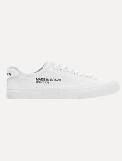 Tênis Osklen Masculino Lona Leblon Made In Brazil Off-White