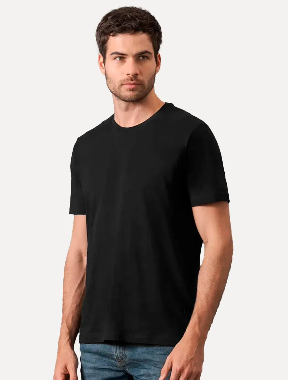 Camiseta Calvin Klein Jeans Masculina Crewneck Essentials Preta