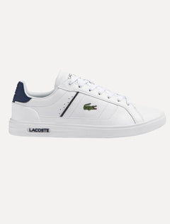 Tênis Lacoste Masculino Couro Europa Pro Leather Wht/Navy Branco