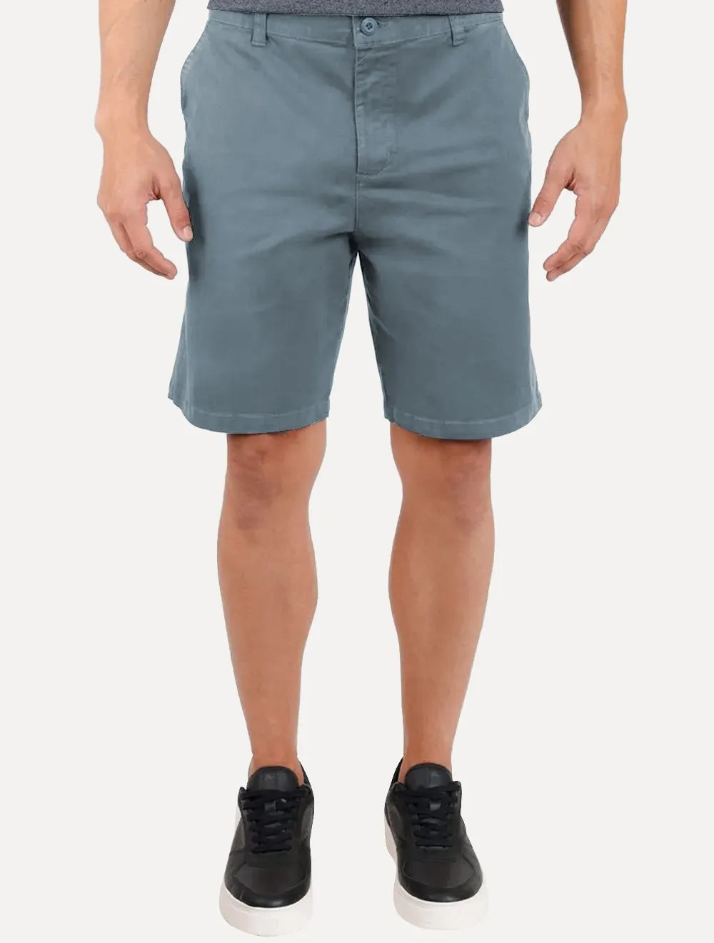 Bermuda Aramis Masculina Chino Cotton Sarja Azul Médio
