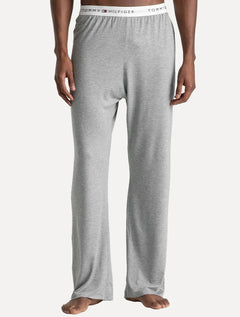 Calça Tommy Hilfiger Masculina Sleepwear Logo Cinza Mescla