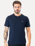 Camiseta Calvin Klein Jeans Masculina New Mono Logo Re Issue Azul Marinho