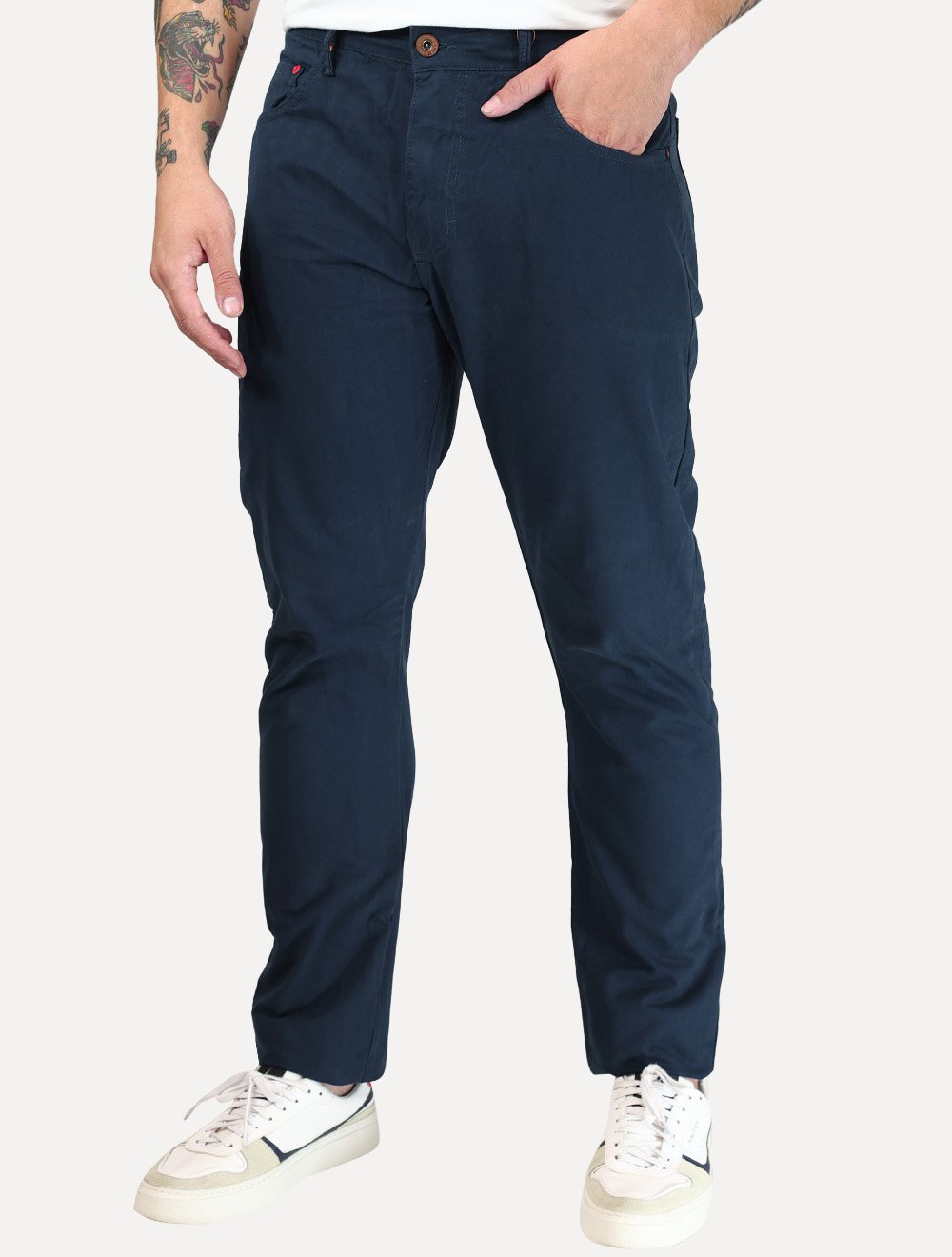 Calça Forum Sarja Masculina Slim Paul Escura