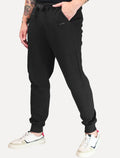 Calça Calvin Klein Masculino Moletom Jogger Logo Preto Mescla