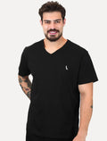 Camiseta Reserva Masculina V-Neck Vento Icon Preta