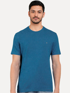 Camiseta Aramis Masculina Basic Lisa Light Icon Azul Petróleo