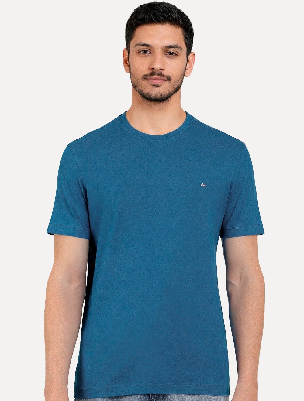 Camiseta Aramis Masculina Basic Lisa Light Icon Azul Petróleo