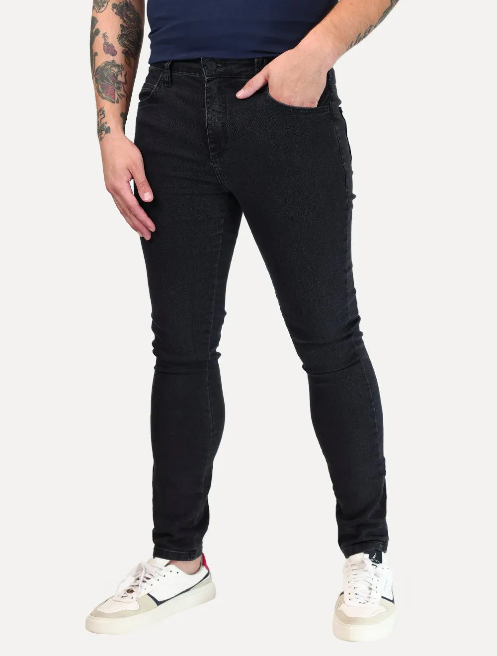 Calça Aramis Jeans Masculina Slim Black Kombat Preta