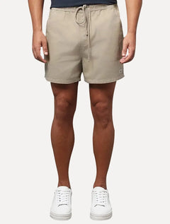 Short Calvin Klein Jeans Masculino Color Cós Elástico Cáqui Claro