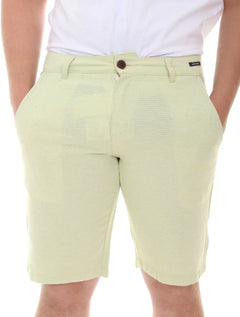Bermuda Aramis Masculina Sarja Chino Eco Color Verde Pistache