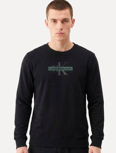 Moletom Calvin Klein Jeans Masculino Gel Reissue Stripe Preta