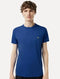 Camiseta Lacoste Masculina Jersey Pima Cotton Azul Royal