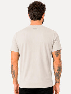 Camiseta Aramis Masculina Regular Rib Algodão Off White