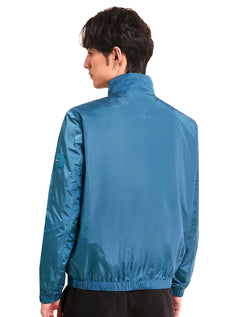 Jaqueta Tommy Hilfiger Masculina Windbreaker Flex Blouson Azul Claro