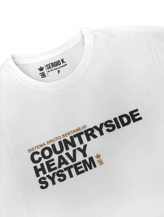 Camiseta Sergio K Masculina Countryside System Branca