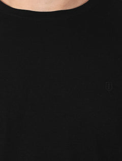 Camiseta Individual Slim Pima Soft Touch Logo Preto