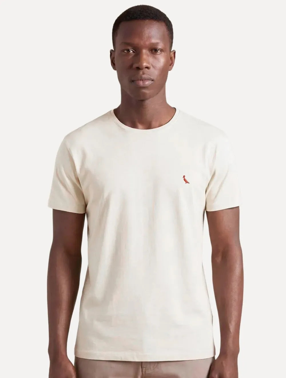 Camiseta Reserva Masculina Basic Red Woodpecker Off White